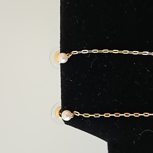 Swarovski Crystal Pearl & Crystal Drop Earrings - Picture 5 of 14